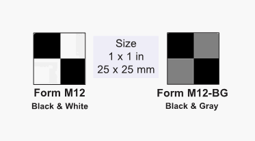 灰白格遮盖力实验纸